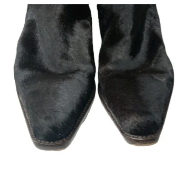 Donald J Pliner Calf Hair Boots Women's Size 6 Brown Retail $475